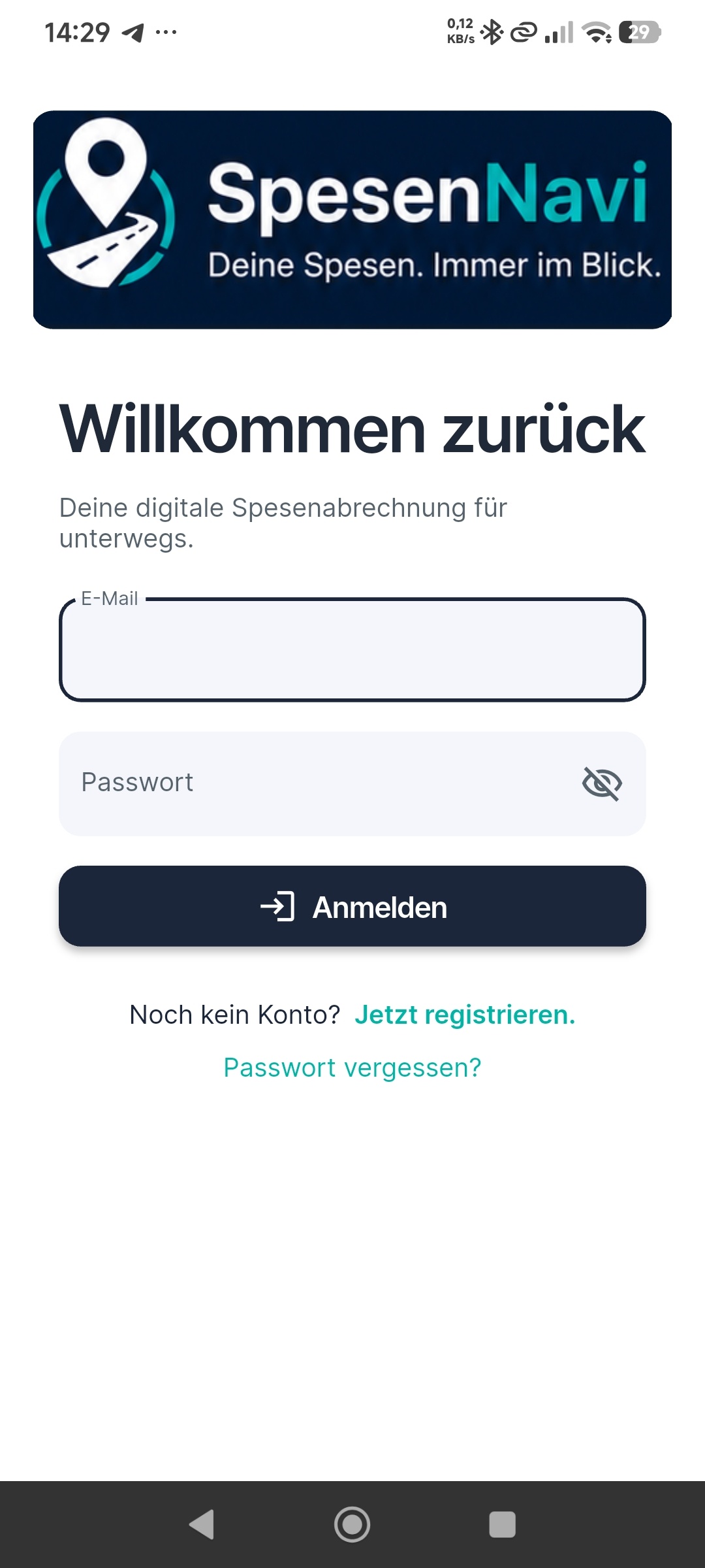 Login-Screen
